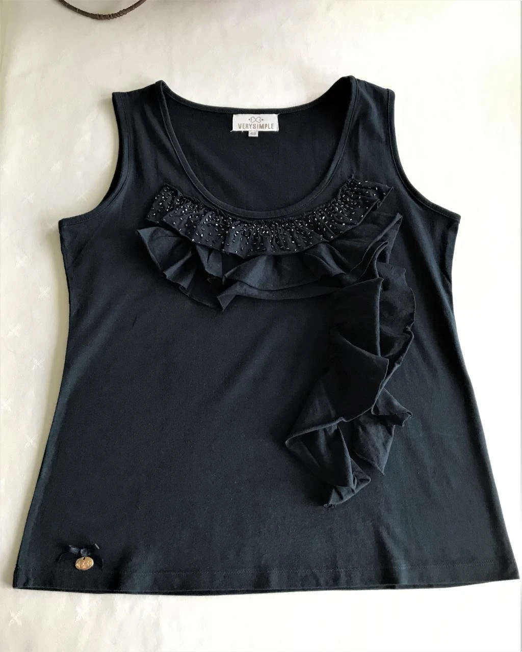 Very Simple 48/42 dark blue sleeveless. – photo 5